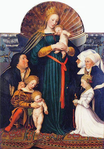 Hans holbein the younger Darmstadt Madonna,